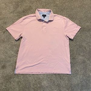 Brooks Brothers Polo Mens Pink Short Sleeve Size L